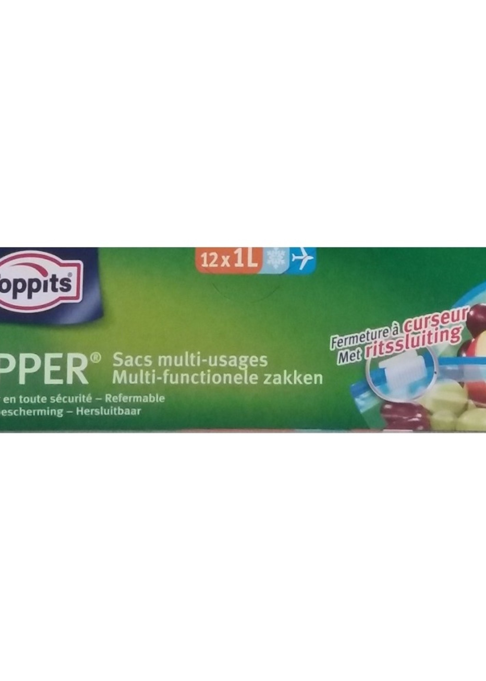 Toppits Zipper 3 ltr 8st
