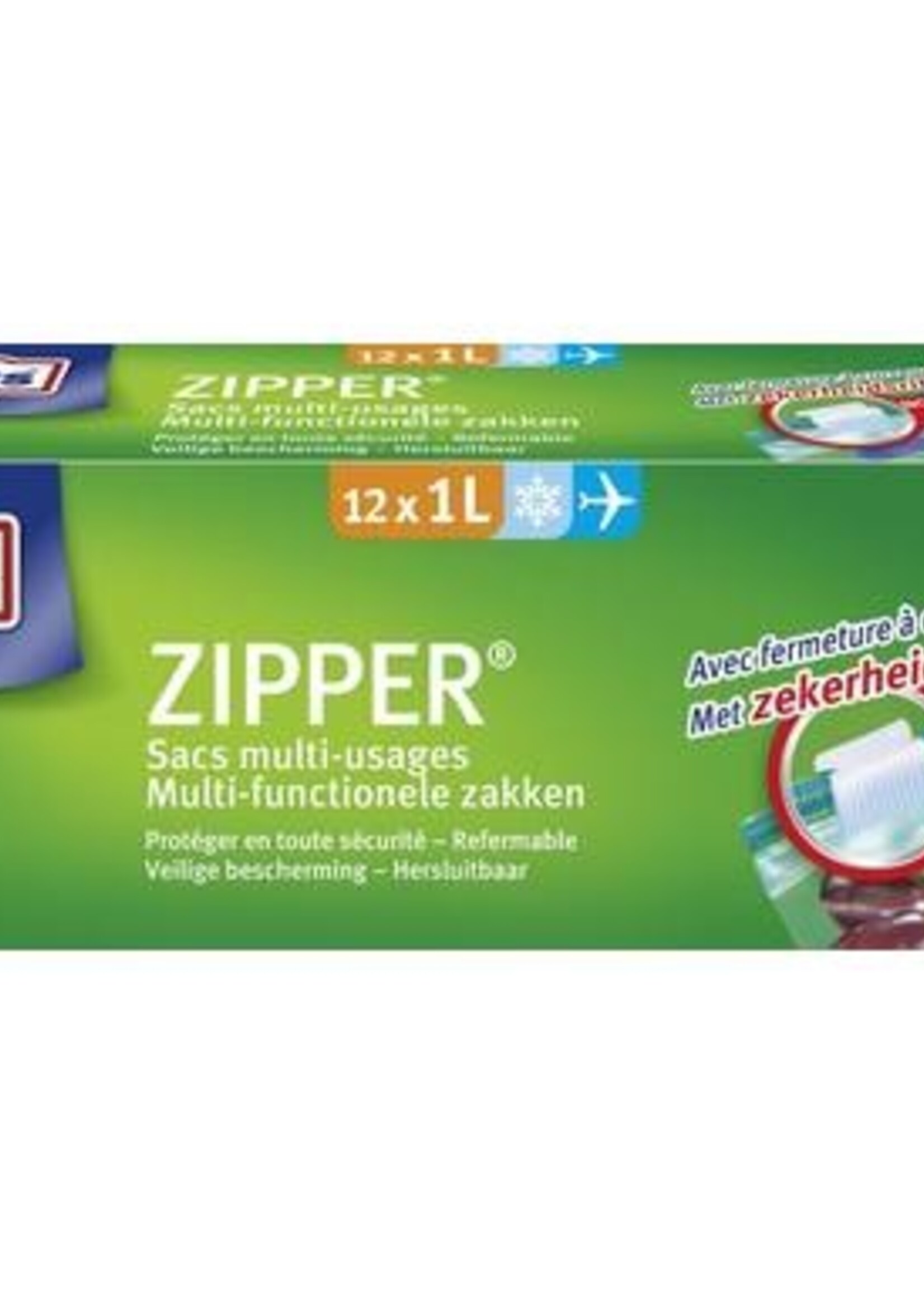 Toppits Zipper 1 liter 12st