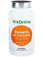 Vitortho Boswellia 250mg & Curcuma 250mg 60 capsules