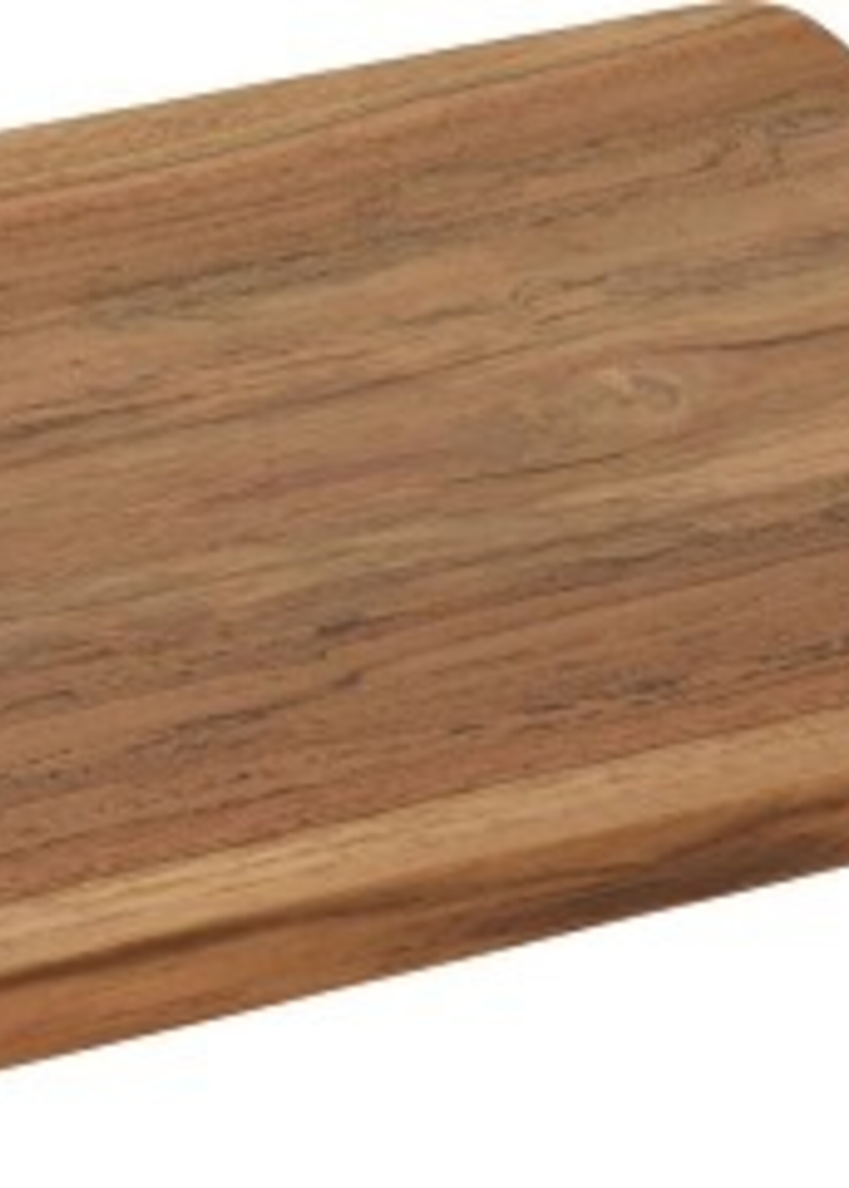 Serveerplank teak hout 34x18x1,5cm