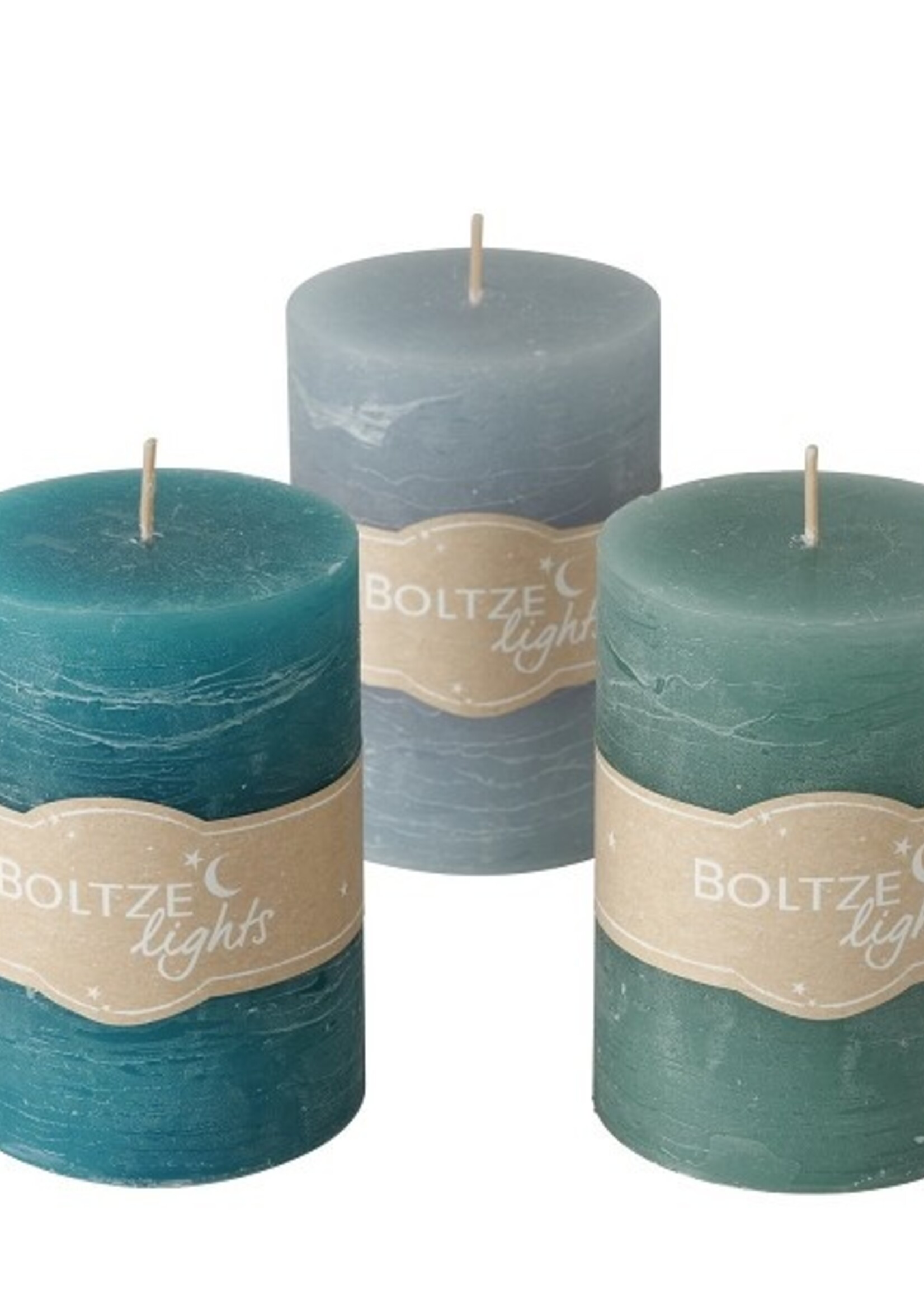 Boltze Home Stompkaars Basic Ø7xH10cm groen colour-mix