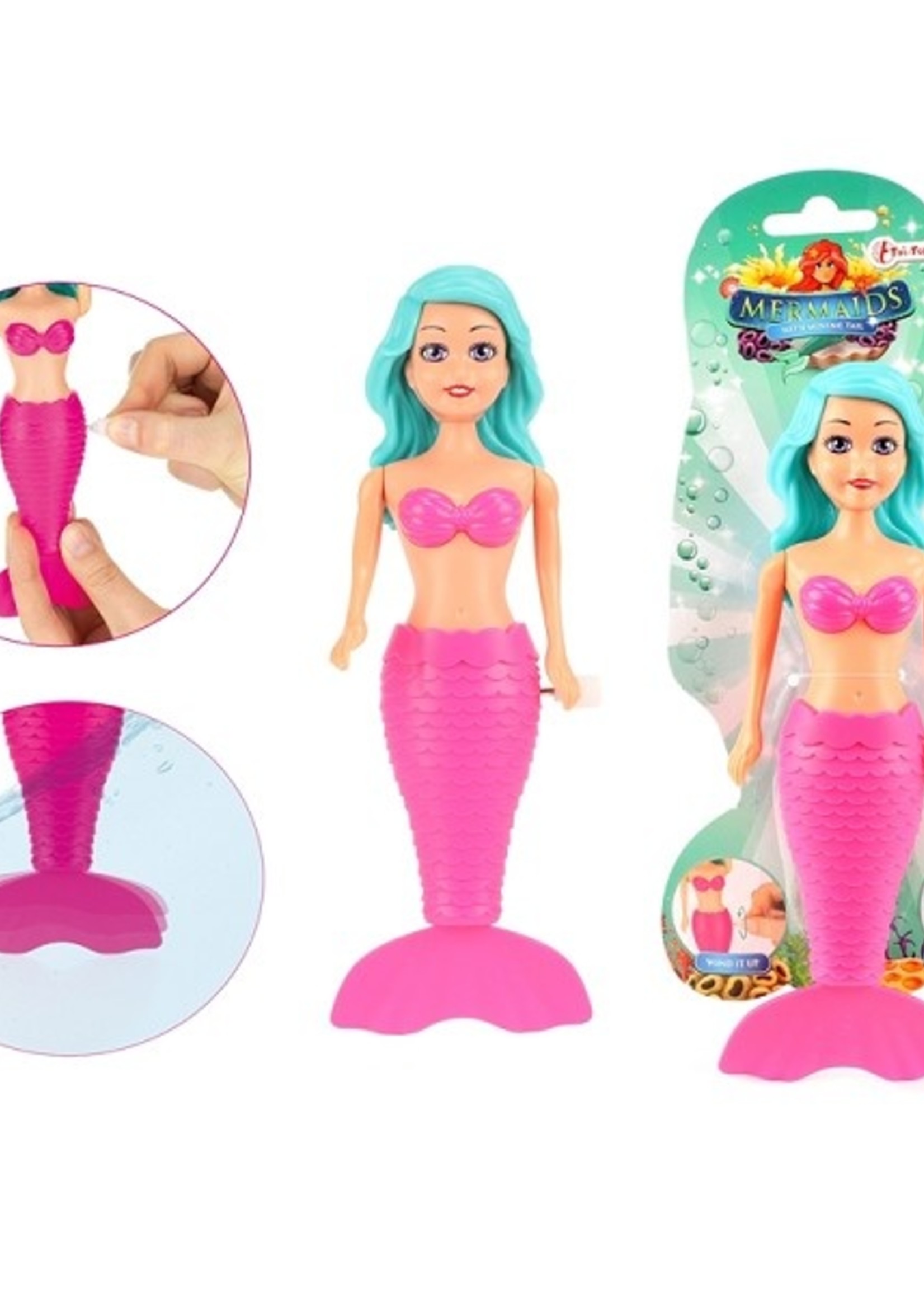 Toi Toys Zeemeermin opwindbaar met beweegbare staart