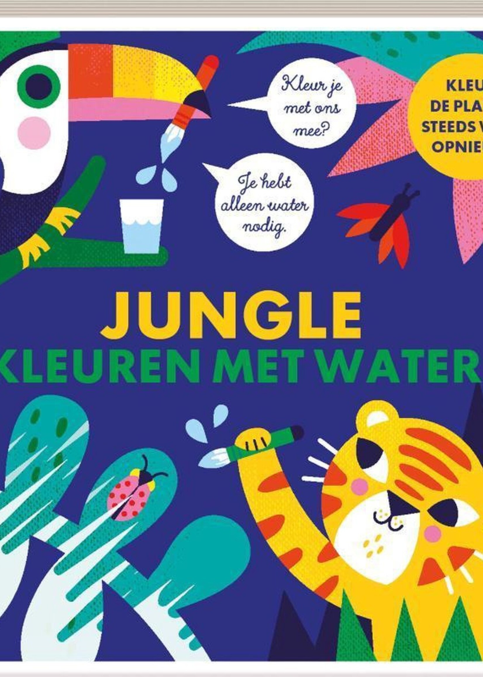 Kleuren met water - Jungle