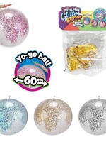 Toi Toys Opblaasbare glitterballon tot max. Ø60cm