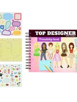 Toi Toys Top Designer Vriendenboek meiden met stickers