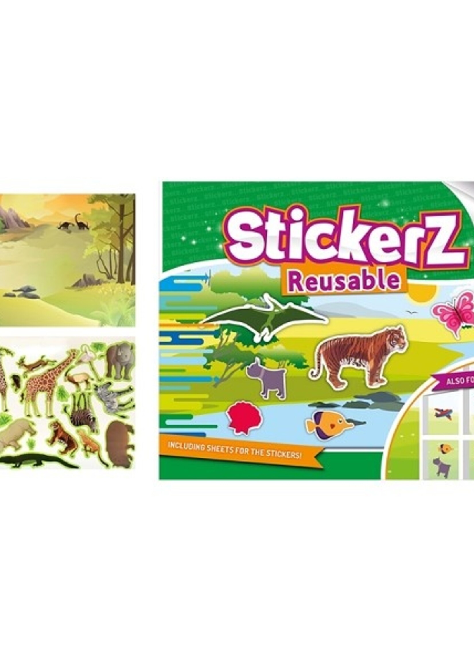 Toi Toys Herbuikbaar stickerboek 'Dieren'