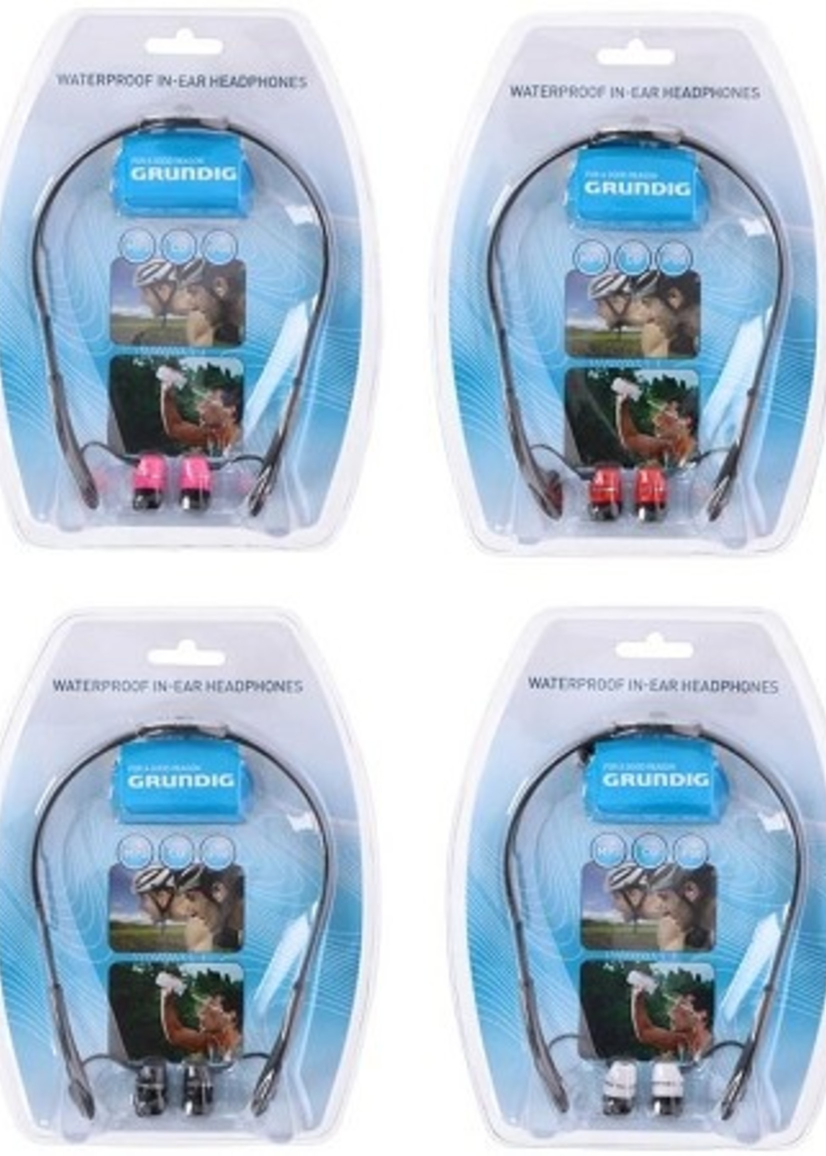 Grundig in oorkoptelefoon waterbestendig