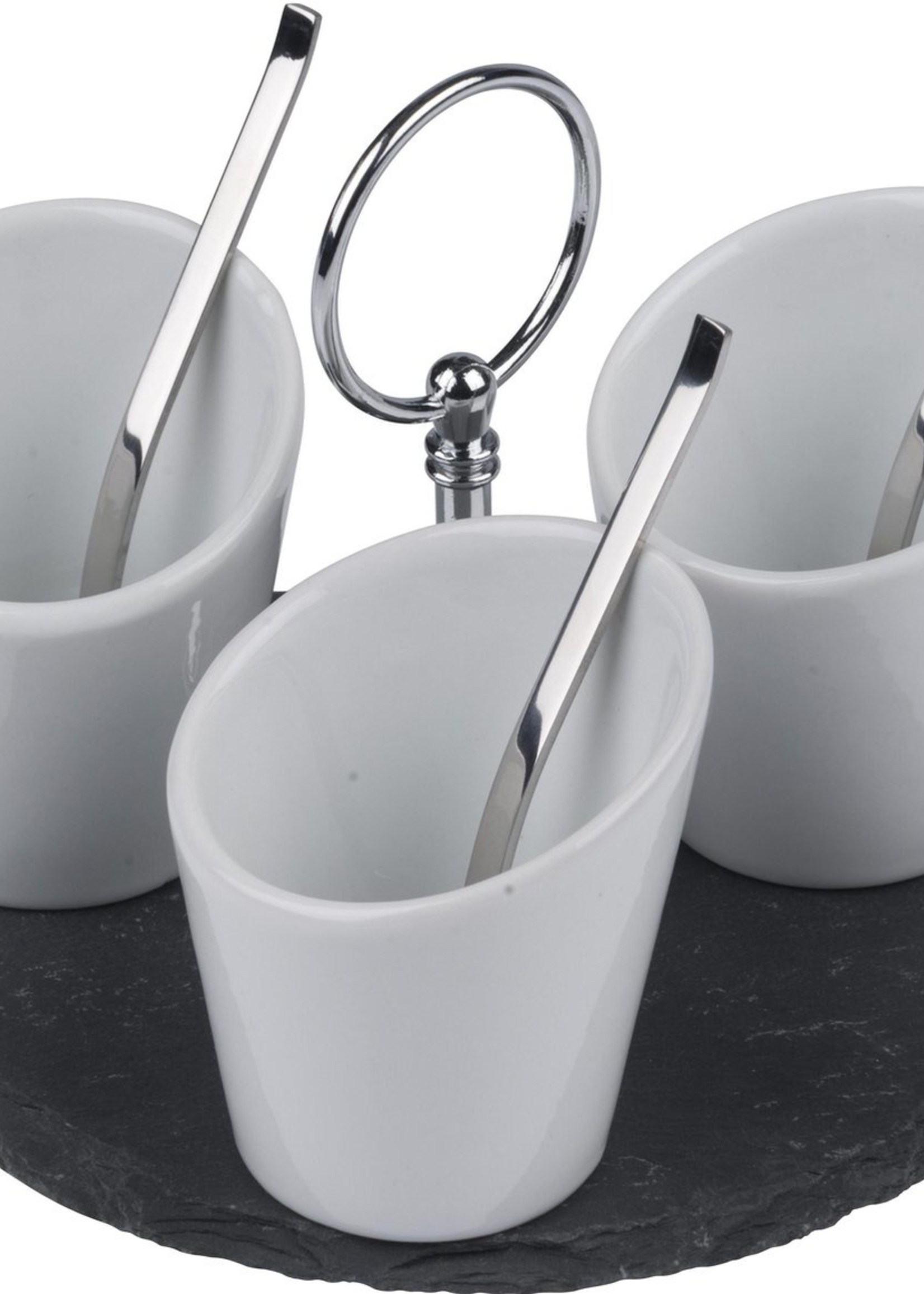 Alpina Amuseset 7-delig porselein/leisteen