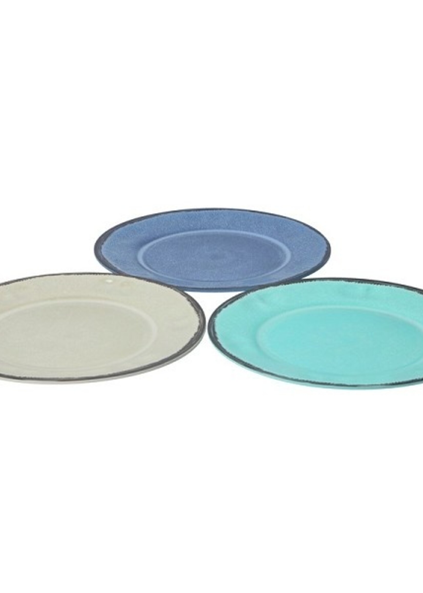 Bord melamine Ø26cm 3ass