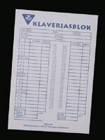 Klaverjasblok 14.8x21cm 50 vel