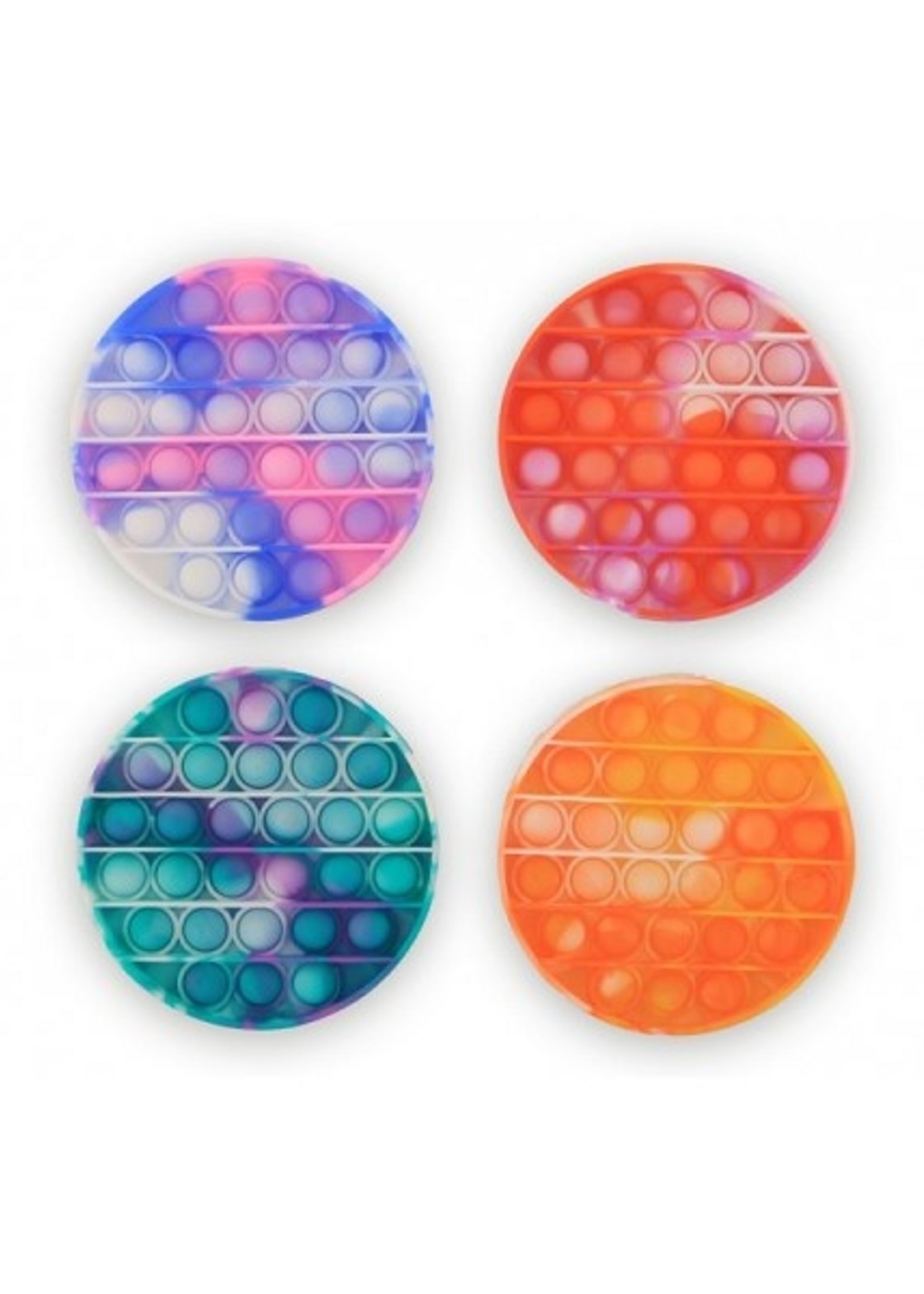 Magic Fidget Pop-it rond tie-dye Ø13cm