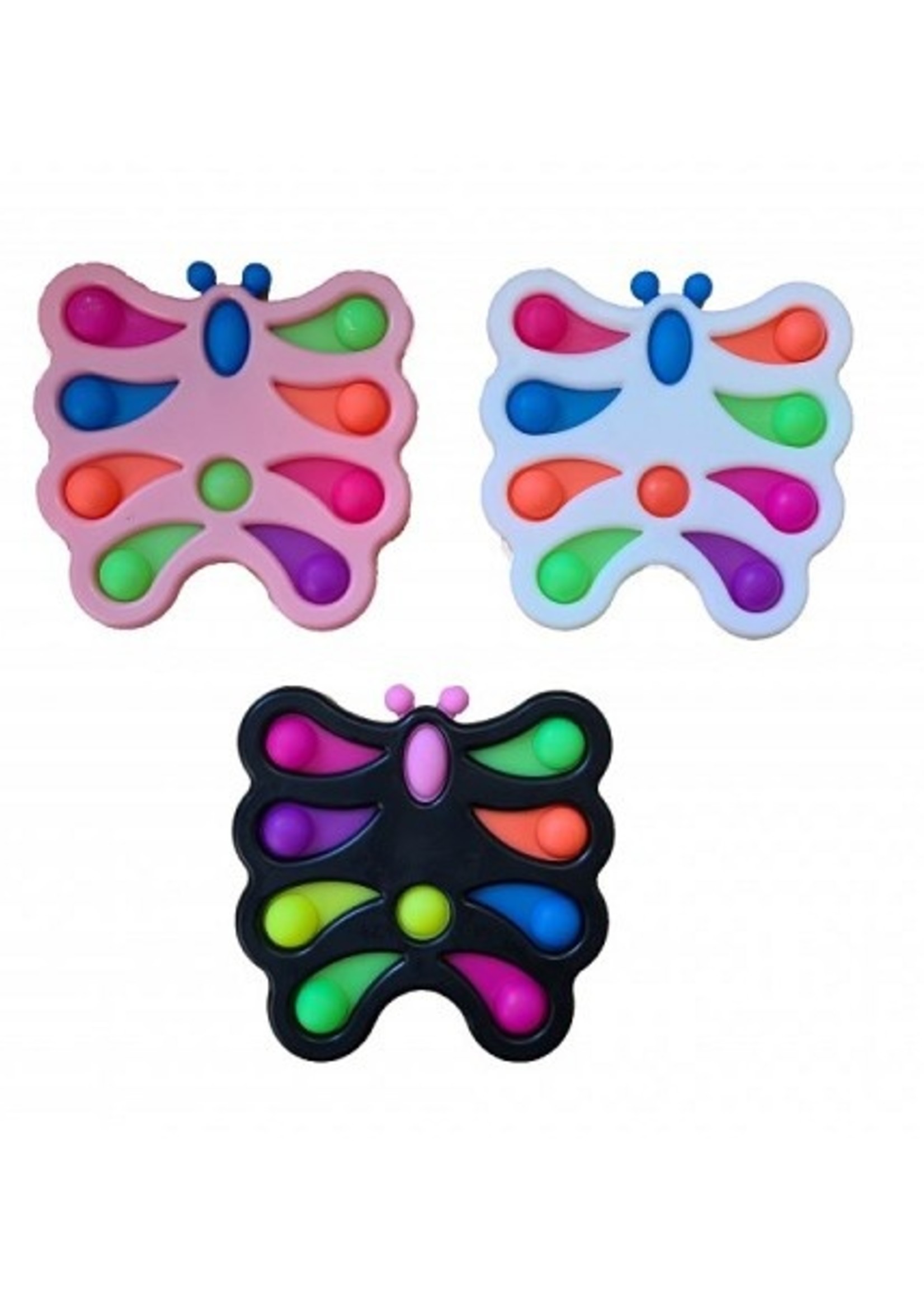 Magic Fidget 10 Pop-it Vlinder 18x17cm