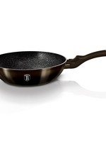 Berlingerhaus WOK braadpan 28 cm Shiny Black collection aluminium ook inductie