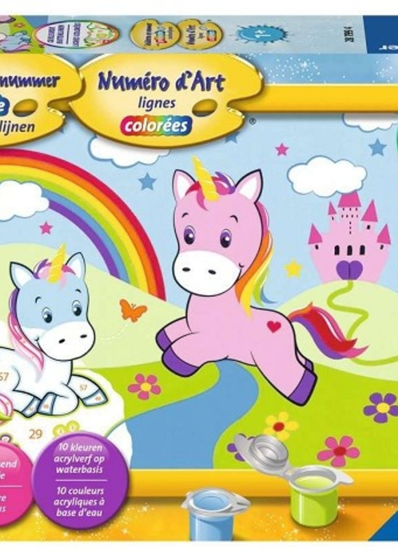 Ravensburger Schilderen op nummer Eenhoornwereld