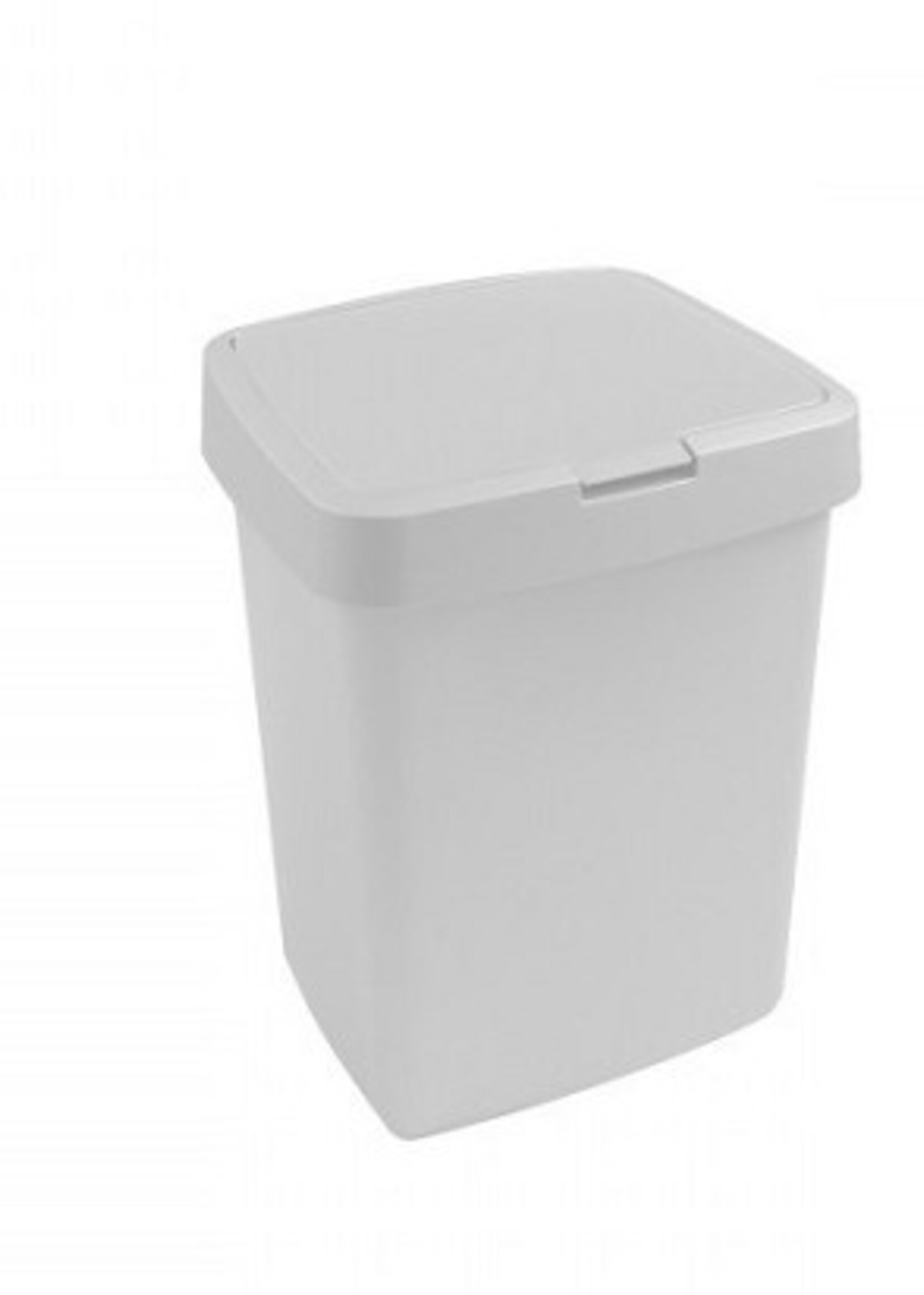 Sunware Delta afvalemmer10 liter klepdeksel wit