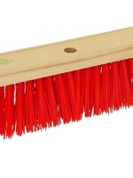 Straatbezem Rood/groen 36 cm FSC
