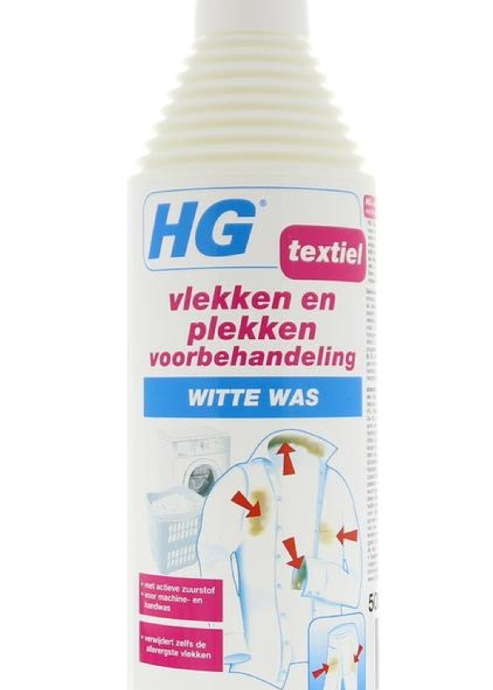 HG Vlekverwijderaar Voorbehandeling Witte Was 500ml