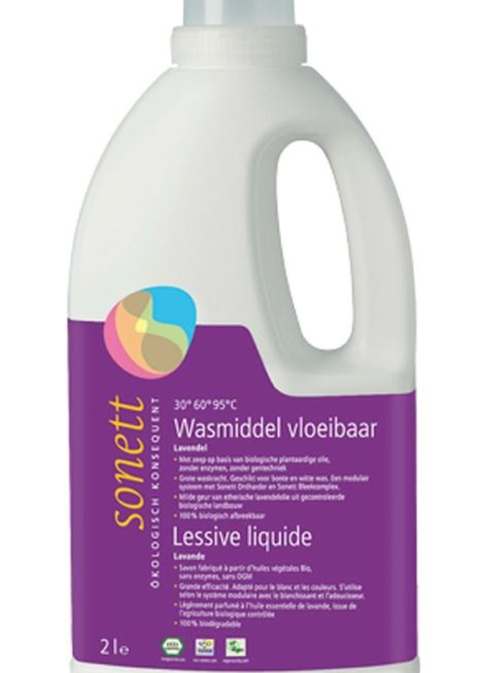 Sonett Wasmiddel Vloeibaar Lavendel 2000ml