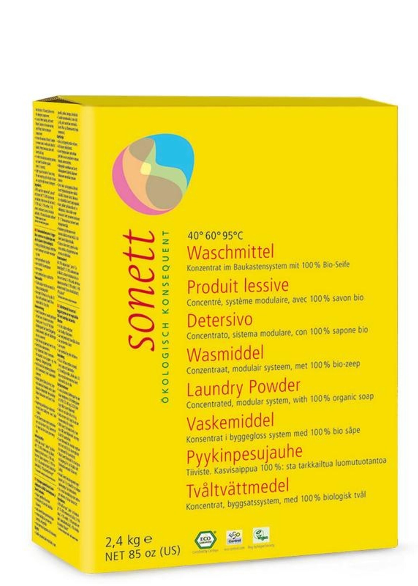 Sonett Wasmiddel Compact 2400g