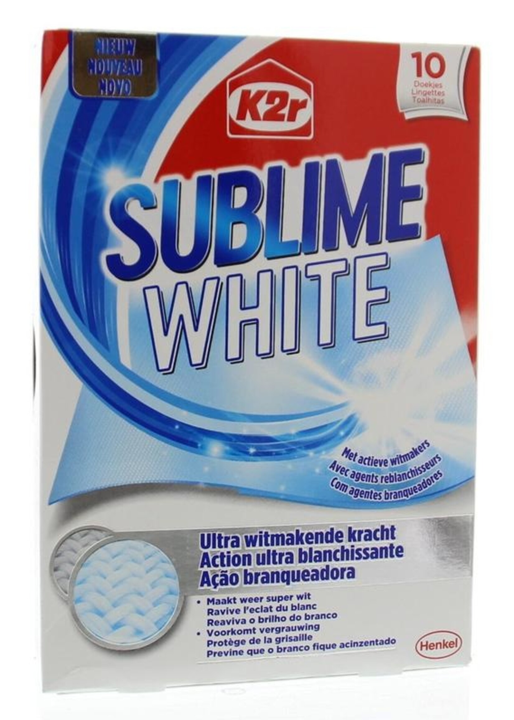 K2R Sublime White Doekjes 10st