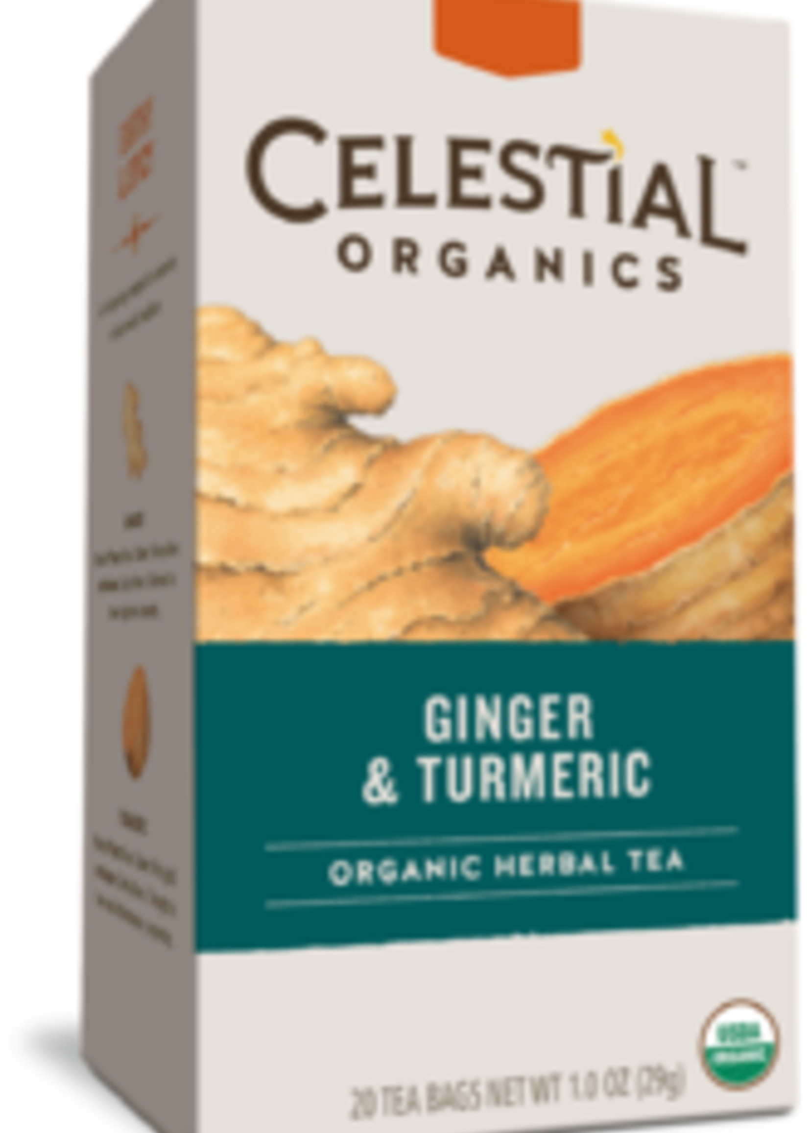 Organic Thee Ginger & Turmeric 20 stuks