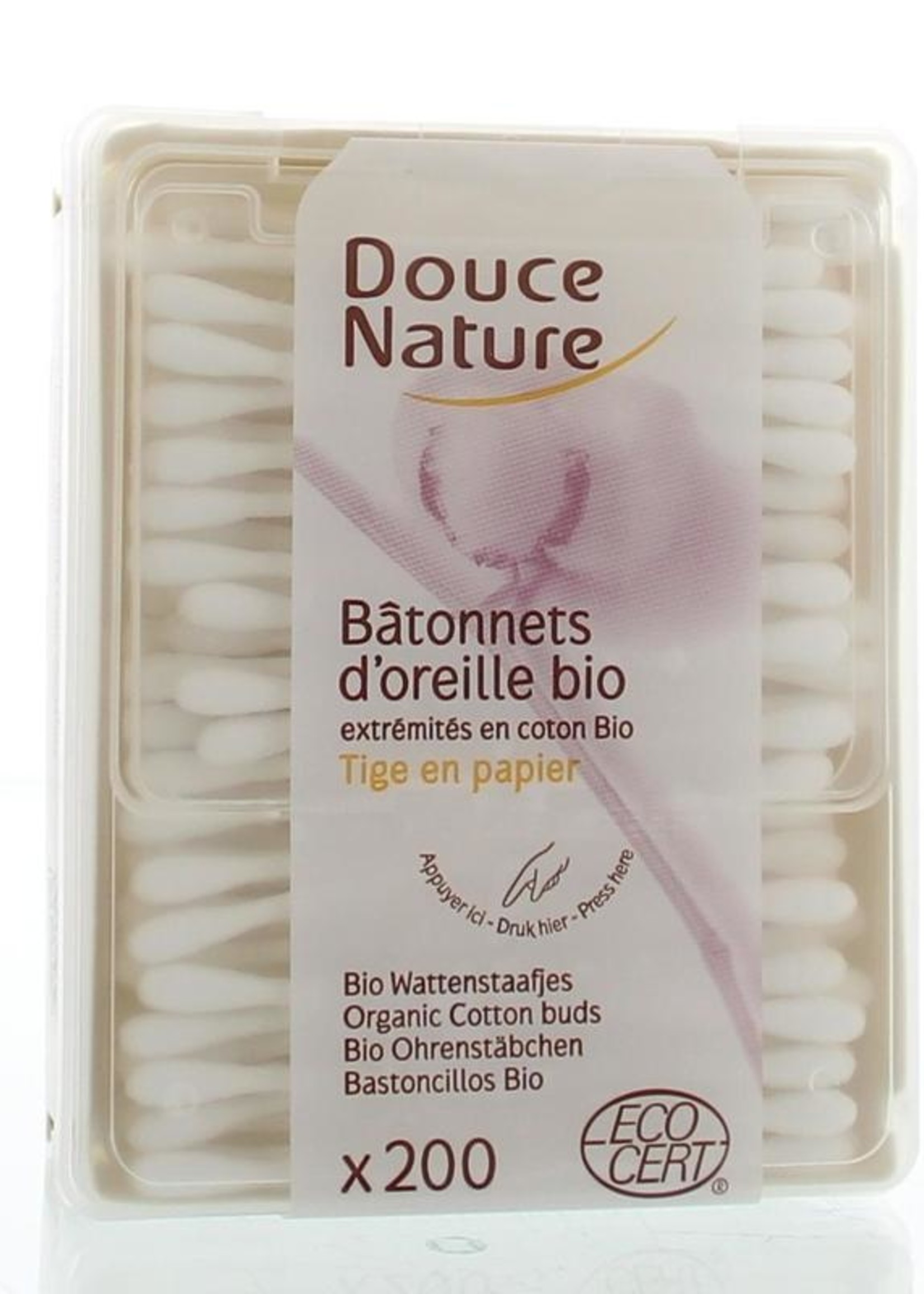 Douce Nature Wattenstaafjes bio katoen 200st
