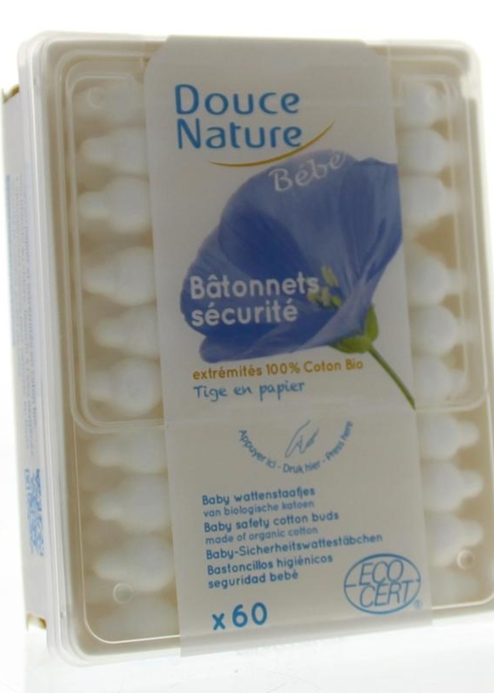 Douce Nature Baby Wattenstaafjes 56 stuks