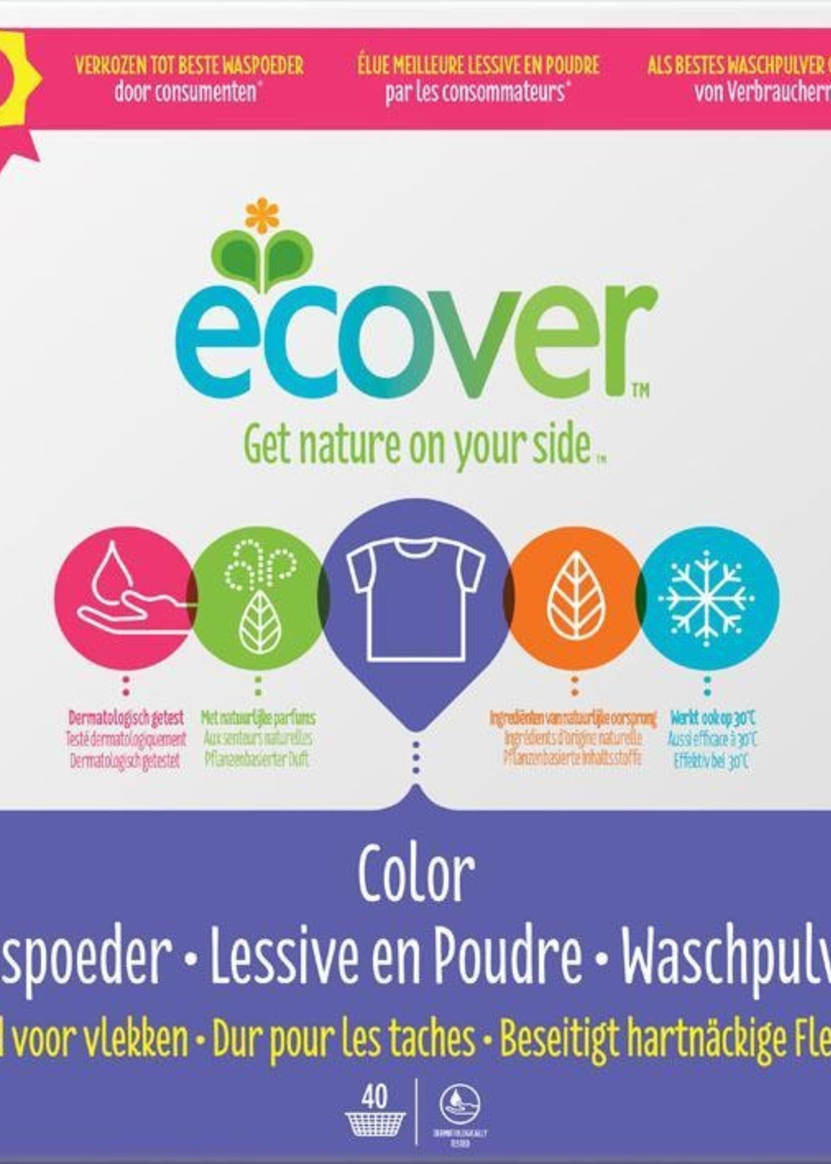 Ecover Waspoeder Color 3000g