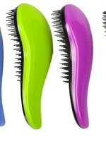 Haarborstel detangler antiklit 18cm. assorti kleur