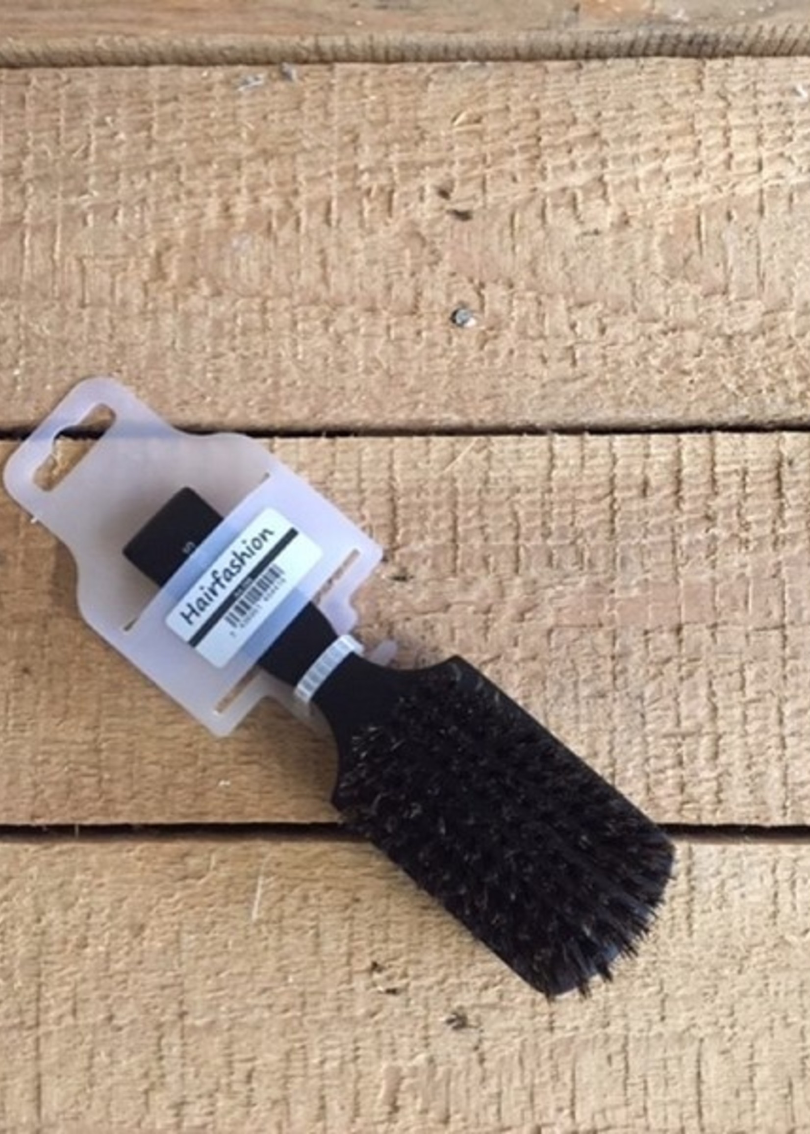 Haarborstel zwart 18cm