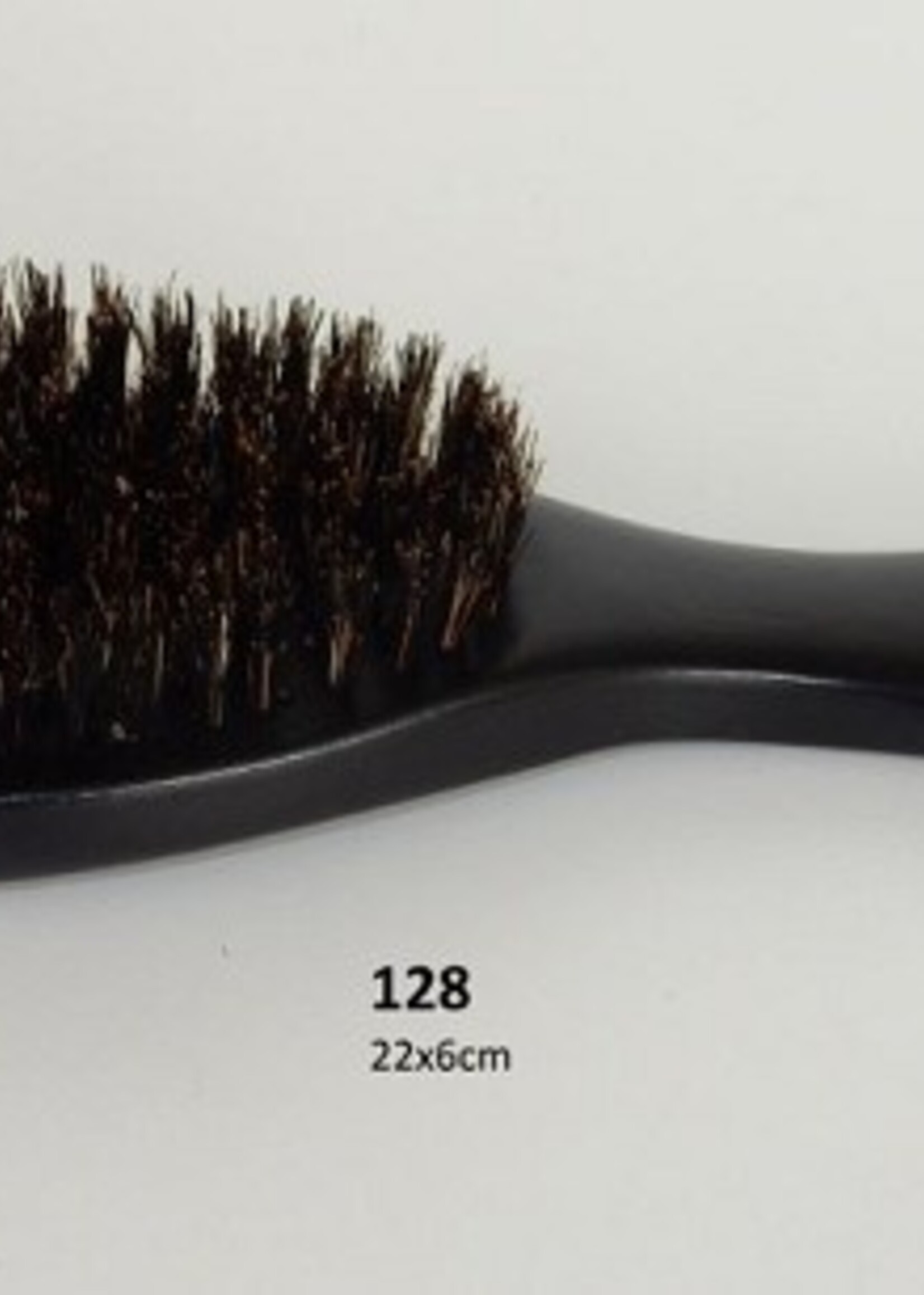 Haarborstel zwart 22x6cm