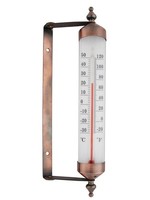 Esschert Design Kozijnthermometer 8x5x25cm staal
