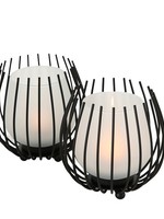 Windlichtset Laval 2-delig Ø12xH12cm