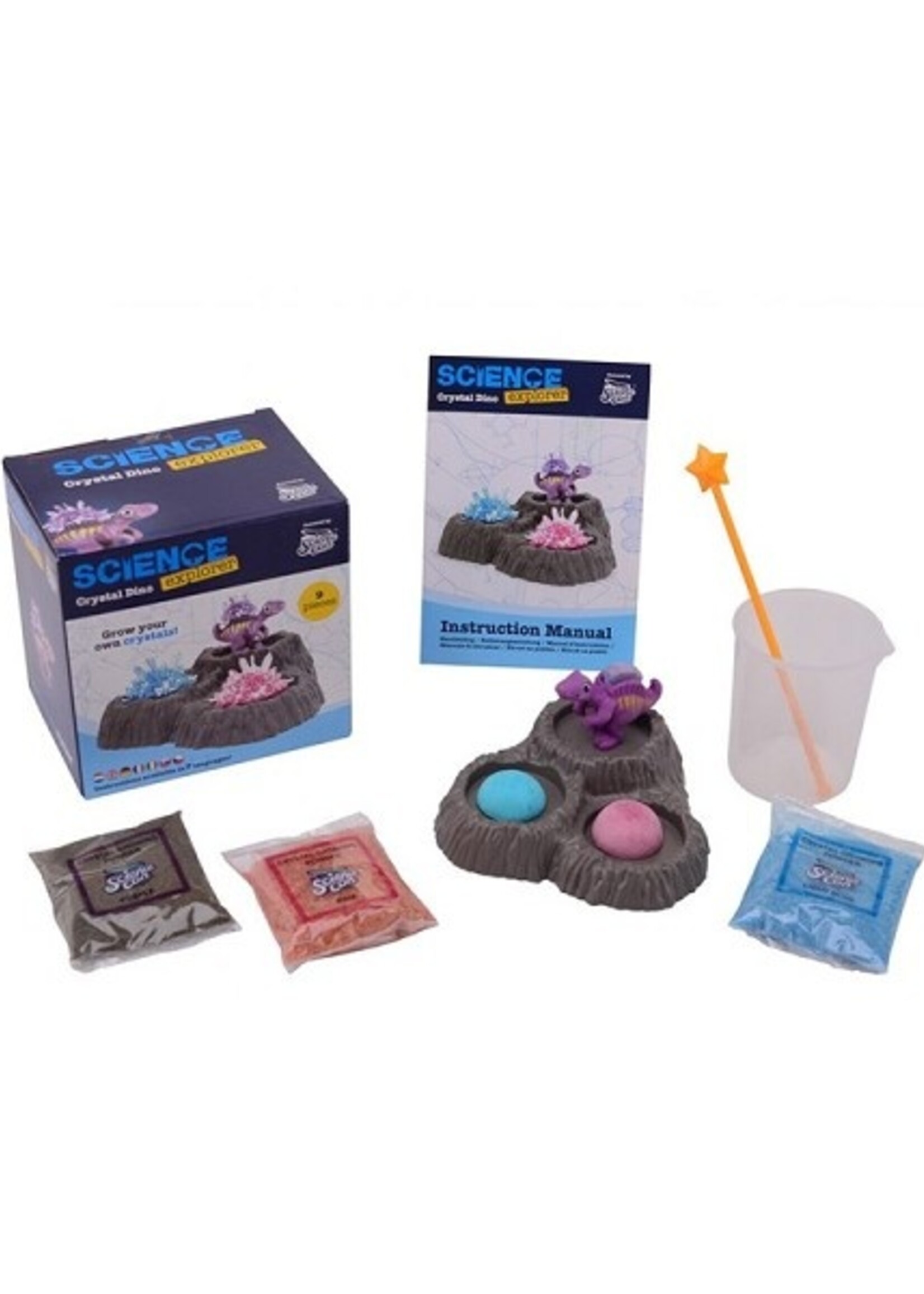 John Toy Science Explorer dinosaurus kristal set