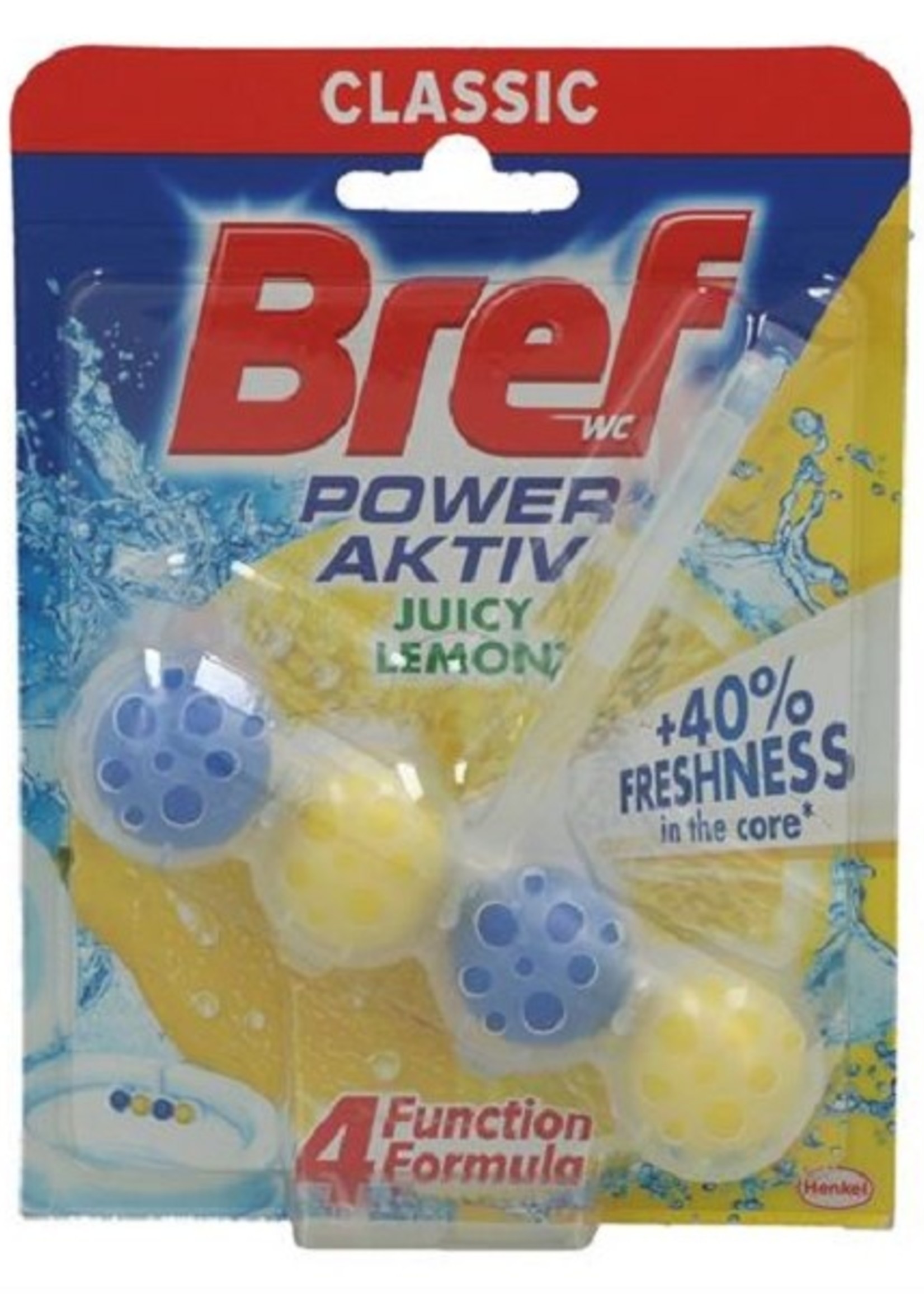 Bref Power Aktiv 50gr WC Block Lemon