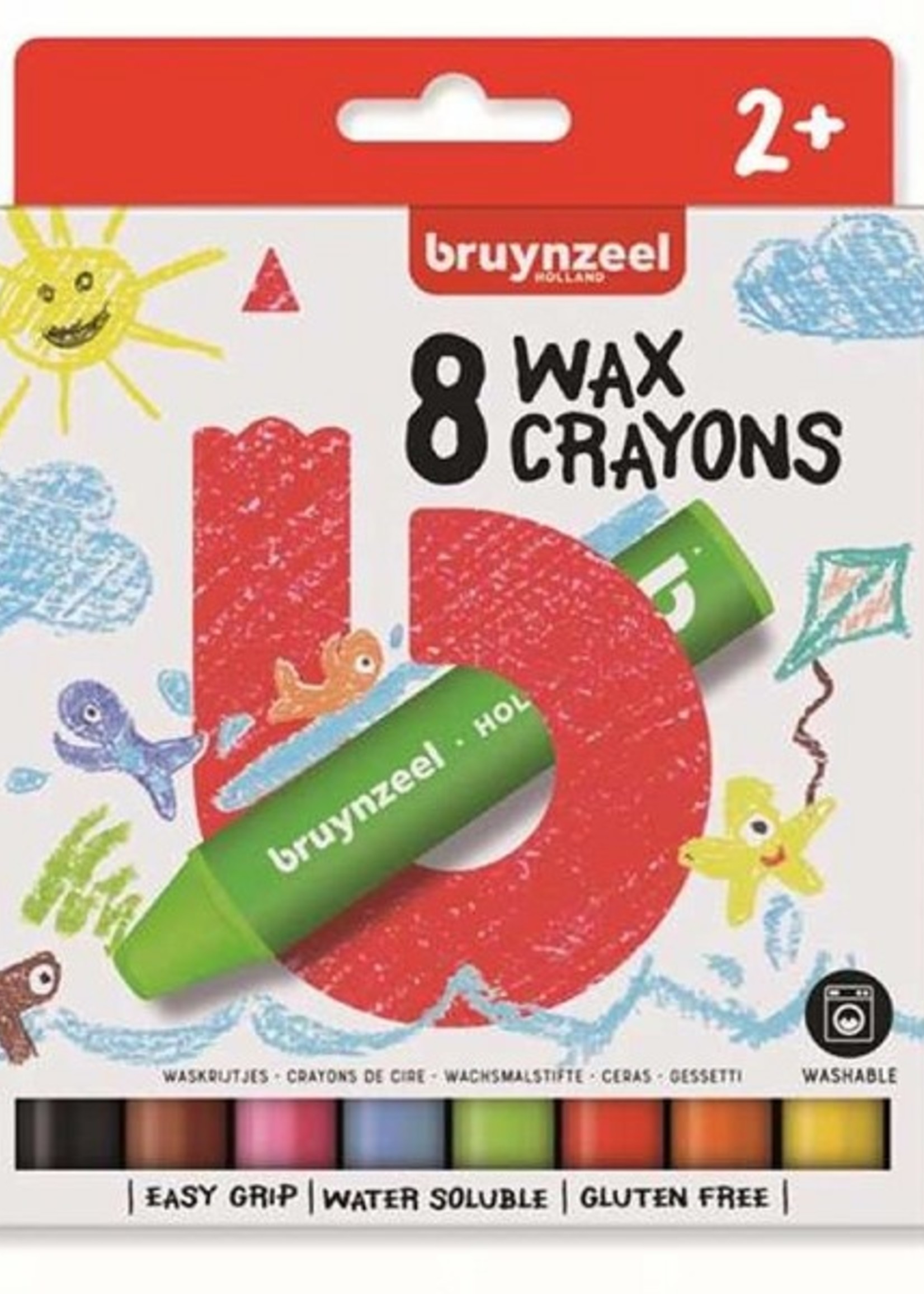 Bruynzeel 8 crayons Early Learning