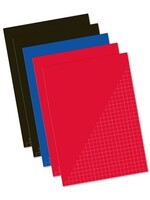 Schrift A4 80blz geruit 10mm pak a 5st