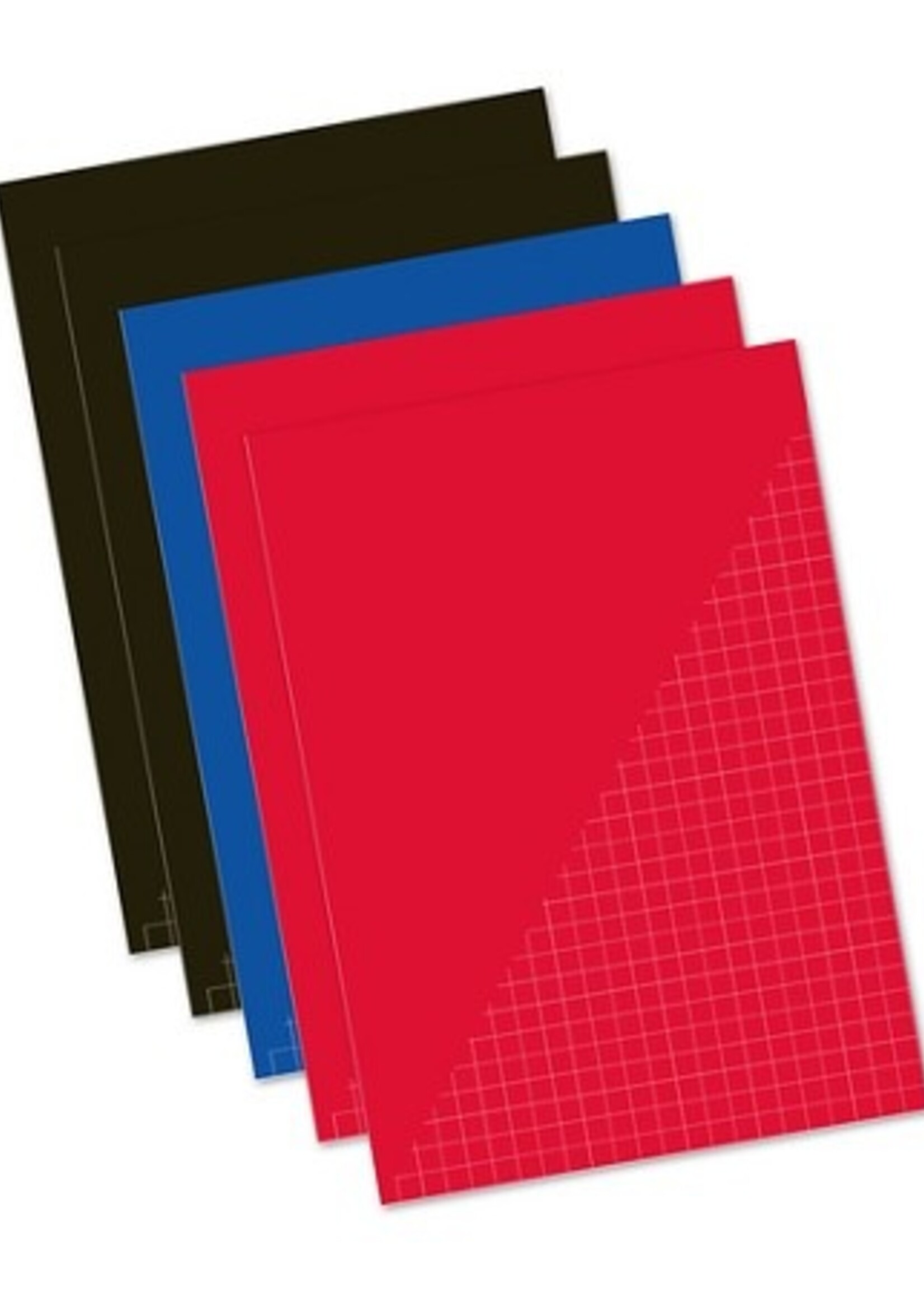 Schrift A4 80blz geruit 10mm pak a 5st