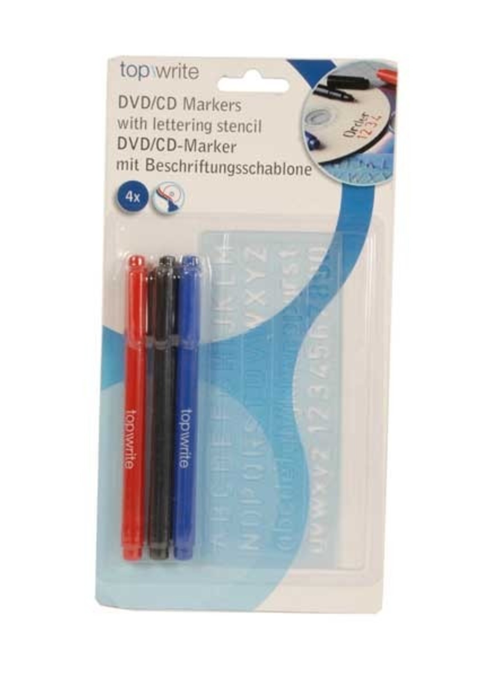 Dvd/cd markeerschrift & Sjabloon