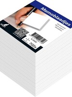 Memoblok kubusvulling 9x9x9cm wit kangaro