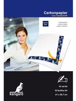 Carbonpapier blauwhandschrift