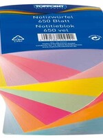 Toppoint kubusmemoblok gedraaid gekleurd