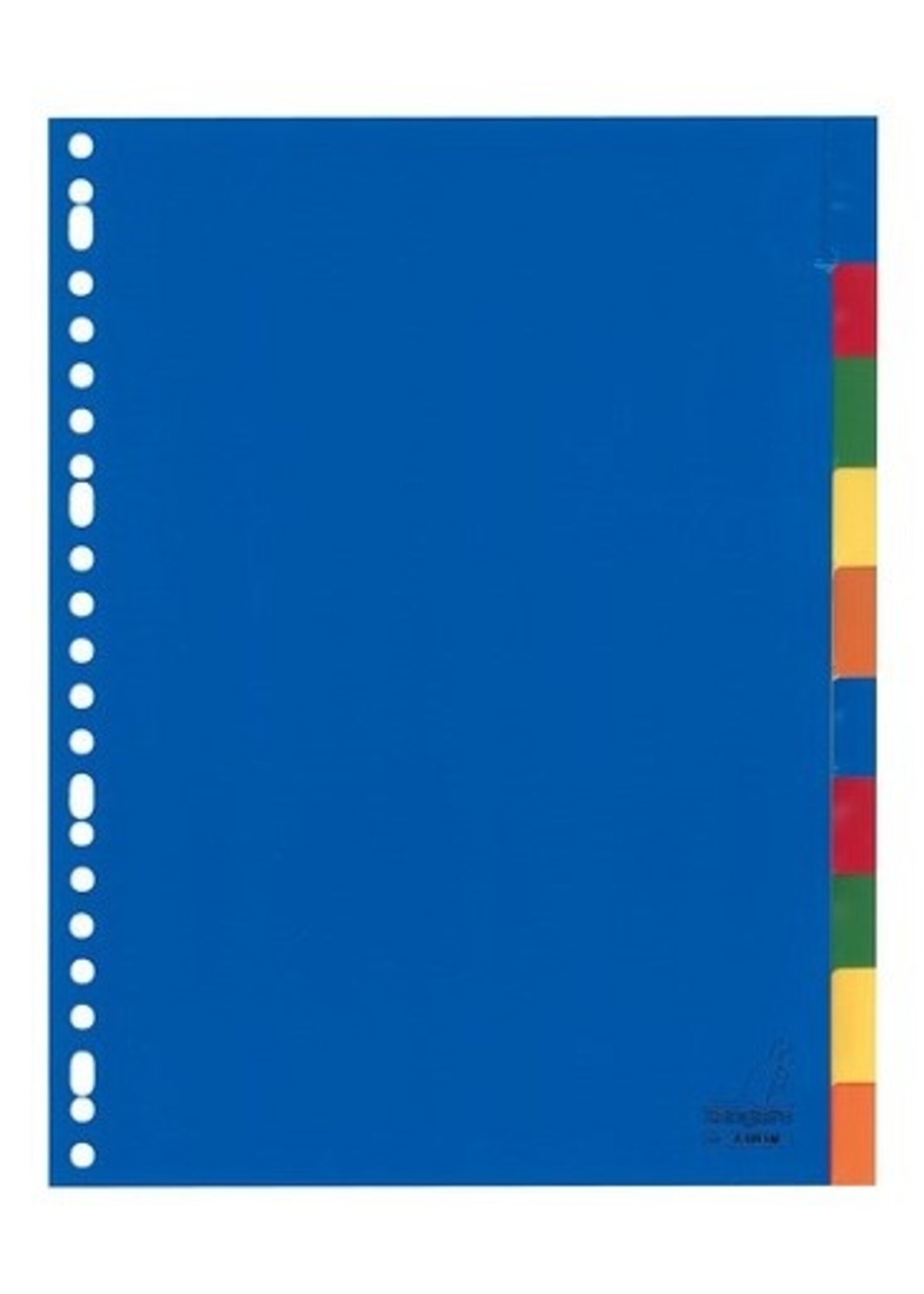 Kangaro Tabbladen A4 23R blanco plastic 10 delig