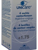 Unicare Maandlenzen +1.75 4 stuks