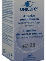 Unicare Maandlenzen +2.25 4 stuks