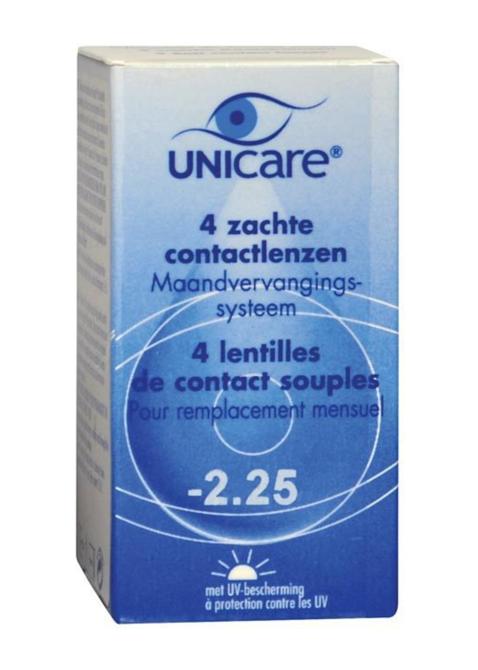 Unicare Maandlenzen -2.25 4 stuks