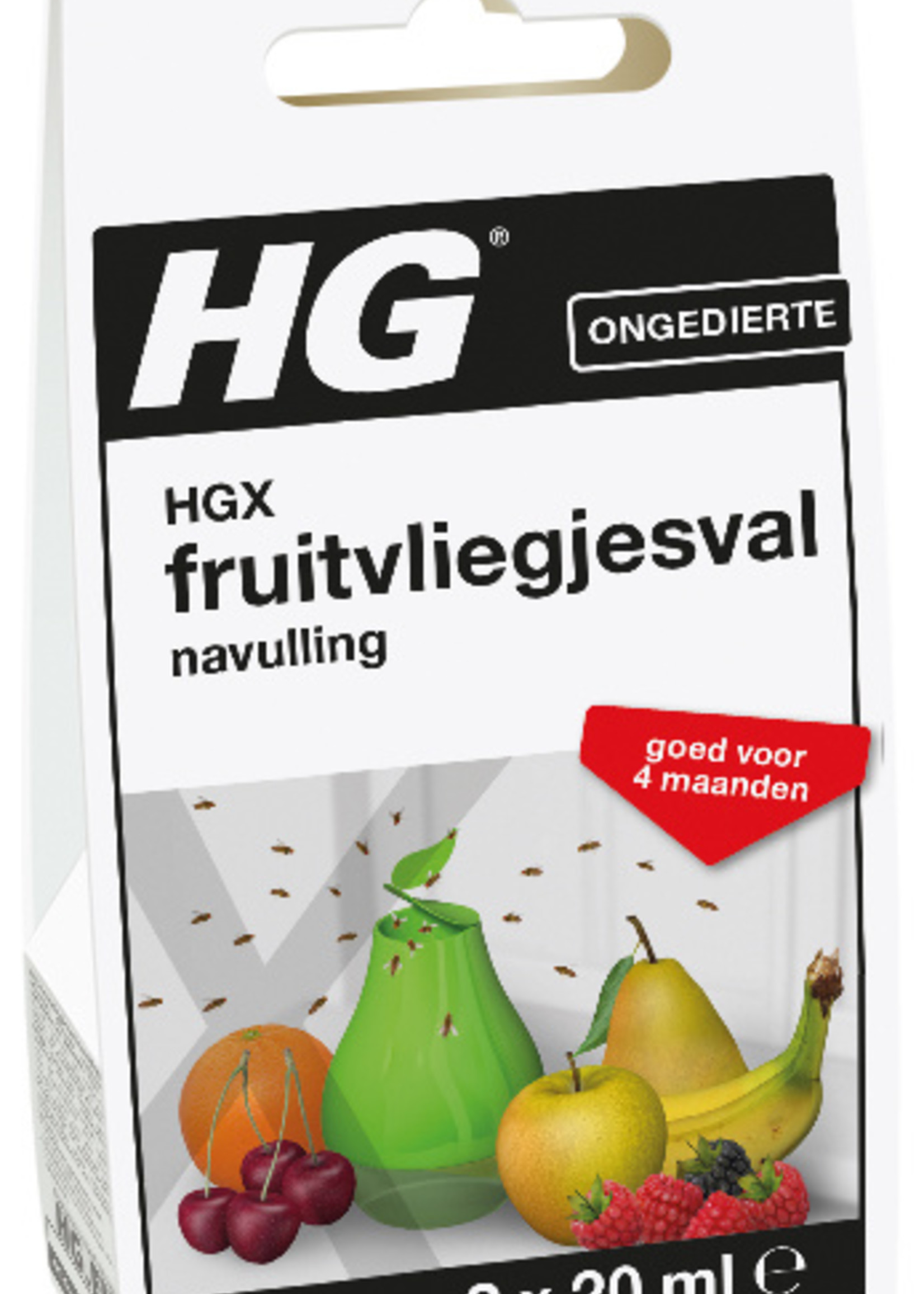 HG X Fruitvliegjesval navul 20 ml 2x20ml