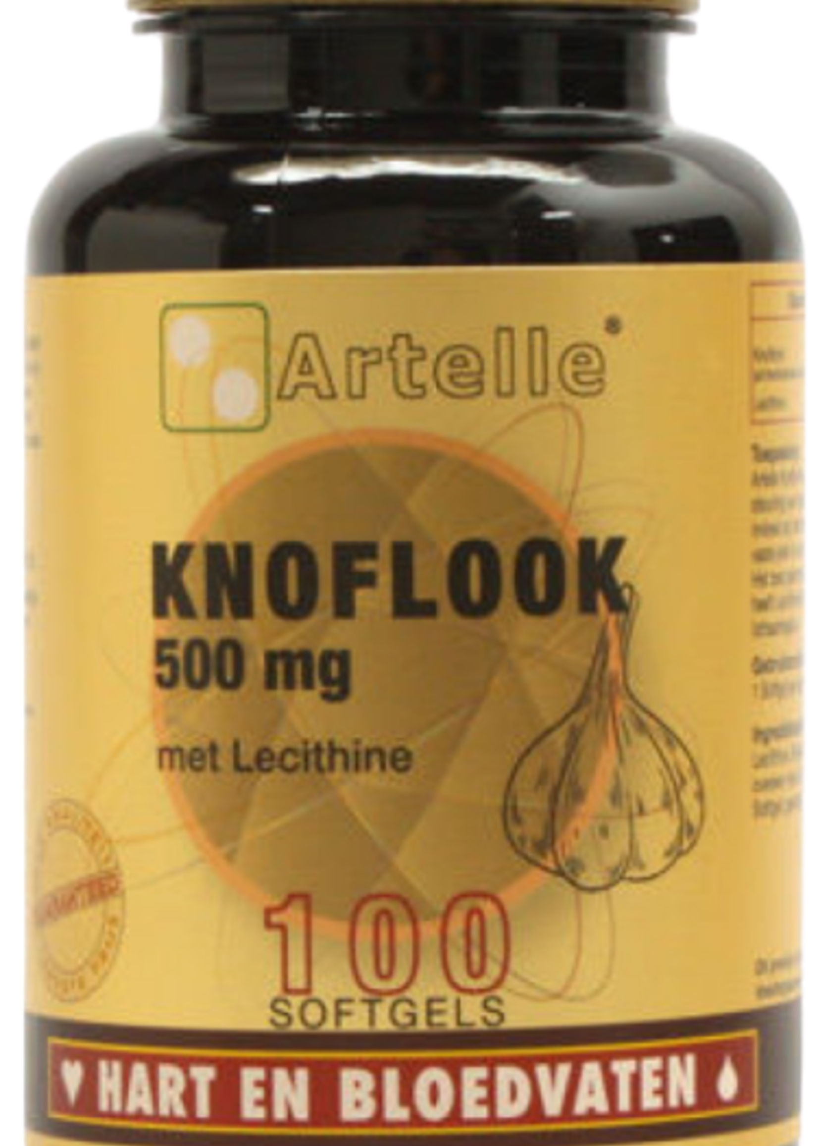 Knoflook 500 mg Met Lecithine Softgels 100ca