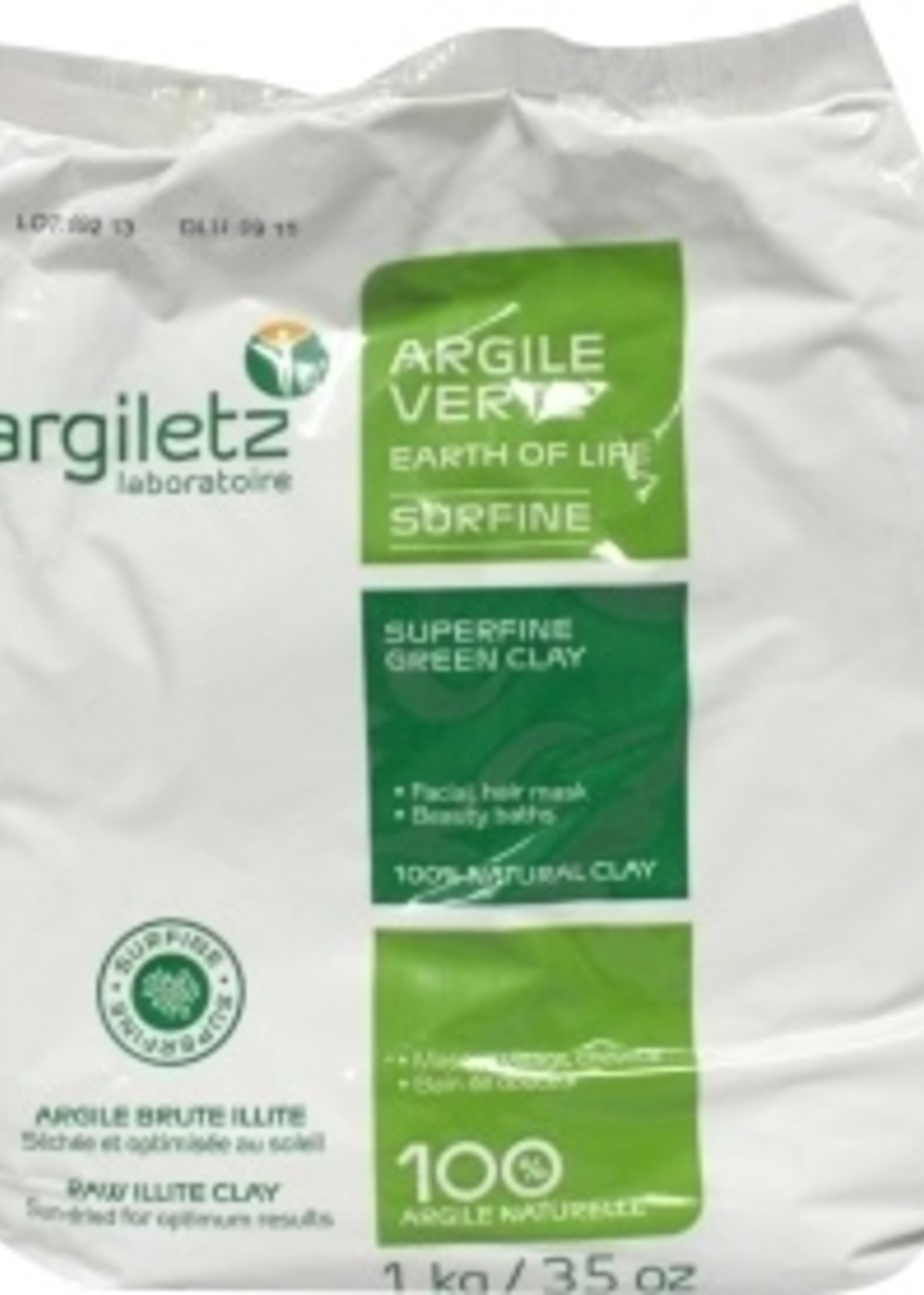 Argiletz Klei superfijn groen 1000g