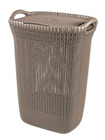 Curver wasbox knit 57 liter bruin 43x35xh61cm